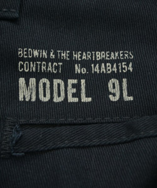 BEDWIN &THE HEARTBREAKERS（ベドウィンアンドザハートブレイカーズ）クロップドパンツ 紺 サイズ:2(M位) メンズ/2200618081059