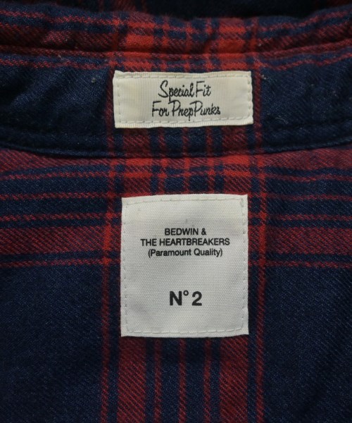 BEDWIN &THE HEARTBREAKERS（ベドウィンアンドザハートブレイカーズ）カジュアルシャツ 紺 サイズ:-(M位) メンズ/2200623600047