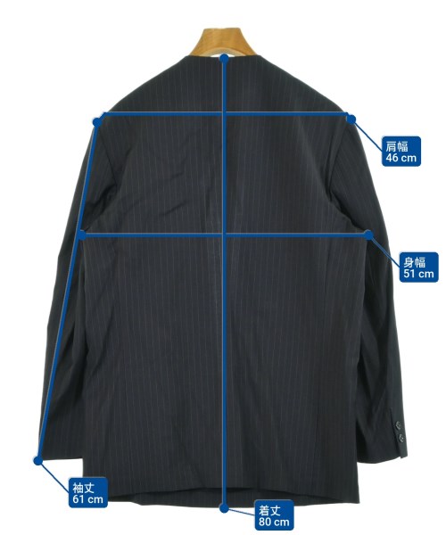 BEDWIN &THE HEARTBREAKERS（ベドウィンアンドザハートブレイカーズ）カジュアルジャケット 紺 サイズ:3(L位) メンズ/2200623633038