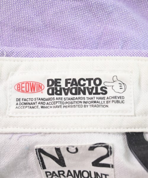 BEDWIN &THE HEARTBREAKERS（ベドウィンアンドザハートブレイカーズ）カジュアルシャツ 紫 サイズ:2(M位) メンズ/2200612077317