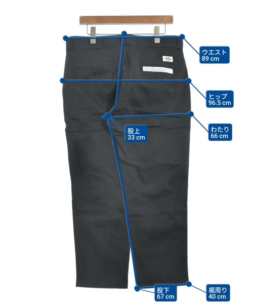 BEDWIN &THE HEARTBREAKERS（ベドウィンアンドザハートブレイカーズ）チノパン 黒 サイズ:4(XL位) メンズ/2200628626271