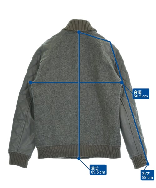 BEDWIN &THE HEARTBREAKERS（ベドウィンアンドザハートブレイカーズ）スタジャン グレー サイズ:3(L位) メンズ/2200628912022