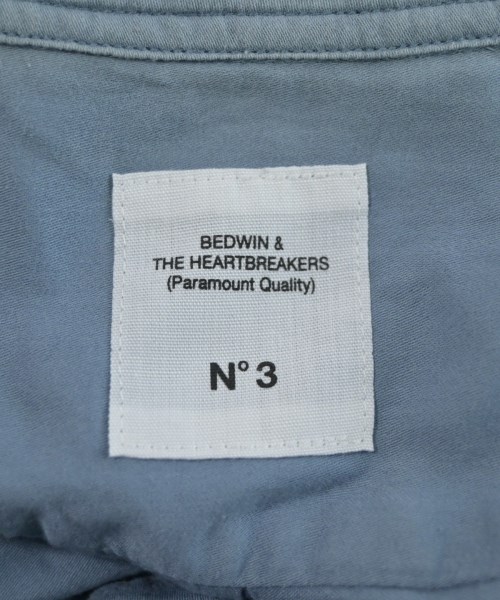BEDWIN &THE HEARTBREAKERS（ベドウィンアンドザハートブレイカーズ）カジュアルシャツ 青 サイズ:3(L位) メンズ/2200631304173