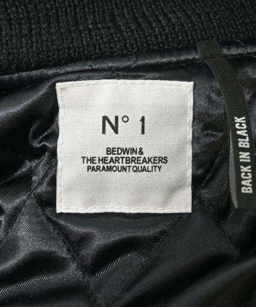 BEDWIN &THE HEARTBREAKERS（ベドウィンアンドザハートブレイカーズ）スタジャン 黒 サイズ:1(S位) メンズ/2200632806027