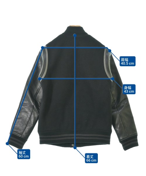 BEDWIN &THE HEARTBREAKERS（ベドウィンアンドザハートブレイカーズ）スタジャン 黒 サイズ:1(S位) メンズ/2200632806027