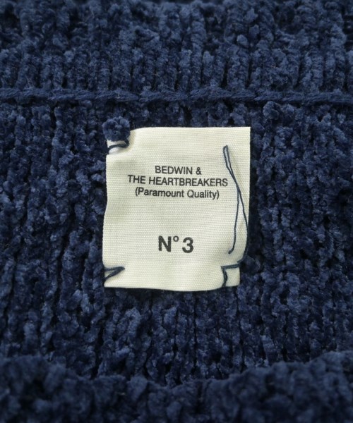 BEDWIN &THE HEARTBREAKERS（ベドウィンアンドザハートブレイカーズ）ニット・セーター 紺 サイズ:-(M位) メンズ/2200633008192