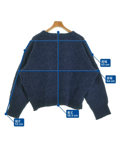 BEDWIN &THE HEARTBREAKERS（ベドウィンアンドザハートブレイカーズ）ニット・セーター 紺 サイズ:-(M位) メンズ/2200633008192