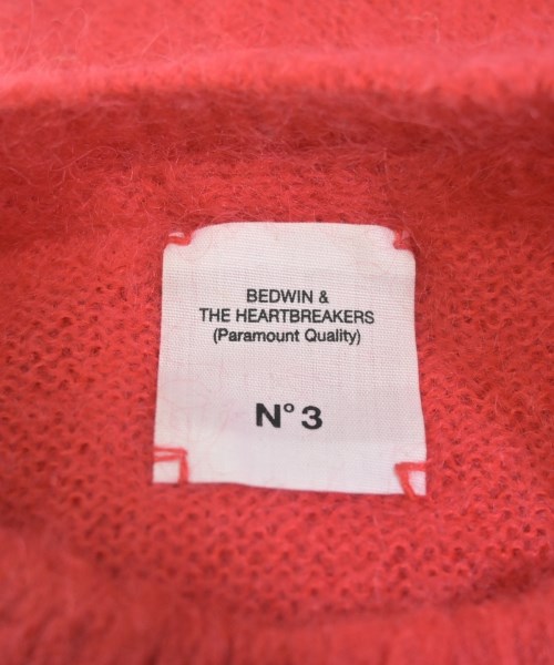 BEDWIN &THE HEARTBREAKERS（ベドウィンアンドザハートブレイカーズ）ニット・セーター 赤 サイズ:3(L位) メンズ/2200609774038