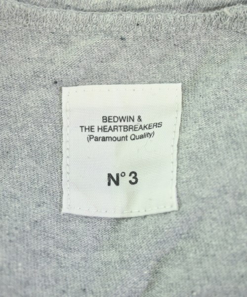 BEDWIN &THE HEARTBREAKERS（ベドウィンアンドザハートブレイカーズ）Tシャツ・カットソー グレー サイズ:3(L位) メンズ/2200609774052