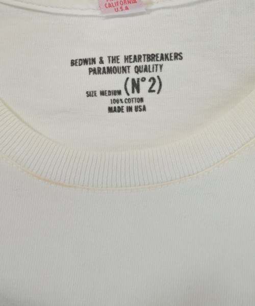 BEDWIN &THE HEARTBREAKERS（ベドウィンアンドザハートブレイカーズ）Tシャツ・カットソー 白 サイズ:38(S位) メンズ/2200611985019