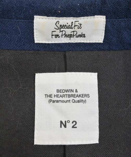 BEDWIN &THE HEARTBREAKERS（ベドウィンアンドザハートブレイカーズ）テーラードジャケット 青 サイズ:2(M位) メンズ/2200615071022