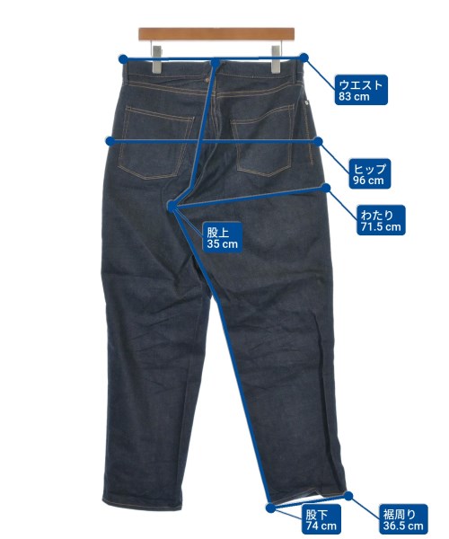 BEDWIN &THE HEARTBREAKERS（ベドウィンアンドザハートブレイカーズ）デニムパンツ 紺 サイズ:3(L位) メンズ/2200616989098