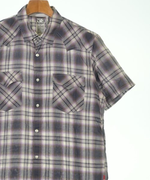 BEDWIN &THE HEARTBREAKERS（ベドウィンアンドザハートブレイカーズ）カジュアルシャツ 紫 サイズ:3(L位) メンズ/2200618589029