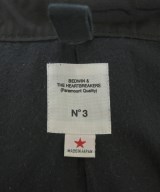 BEDWIN &THE HEARTBREAKERS（ベドウィンアンドザハートブレイカーズ）ステンカラーコート 黒 サイズ:3(L位) メンズ/2200672532030