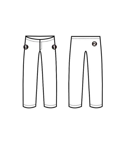 BEDWIN &THE HEARTBREAKERS（ベドウィンアンドザハートブレイカーズ）チノパン 紺 サイズ:2(M位) メンズ/2200673377111