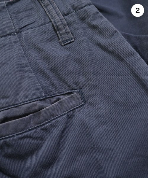 BEDWIN &THE HEARTBREAKERS（ベドウィンアンドザハートブレイカーズ）チノパン 紺 サイズ:2(M位) メンズ/2200673377111