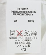 BEDWIN &THE HEARTBREAKERS（ベドウィンアンドザハートブレイカーズ）Tシャツ・カットソー 白 サイズ:3(L位) メンズ/2200678864067
