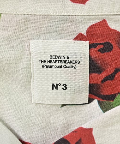 BEDWIN &THE HEARTBREAKERS（ベドウィンアンドザハートブレイカーズ）カジュアルシャツ 白 サイズ:3(L位) メンズ/2200694562060