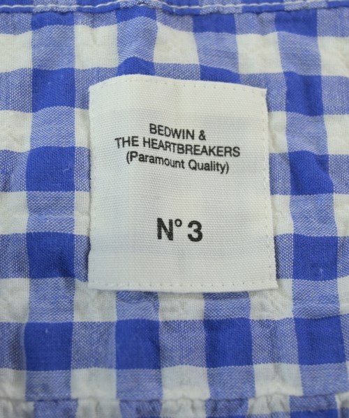 BEDWIN &THE HEARTBREAKERS（ベドウィンアンドザハートブレイカーズ）カジュアルシャツ 青 サイズ:3(L位) メンズ/2200691770024