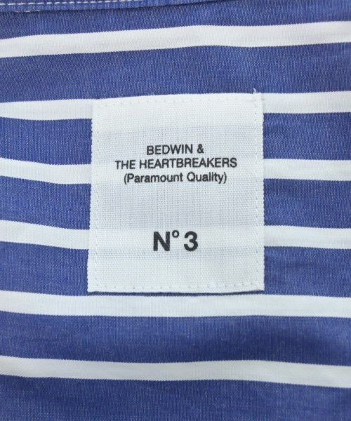 BEDWIN &THE HEARTBREAKERS（ベドウィンアンドザハートブレイカーズ）カジュアルシャツ 紺 サイズ:3(L位) メンズ/2200699262040