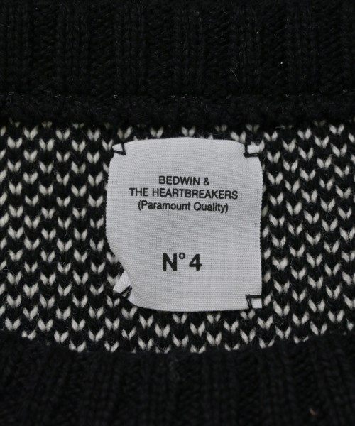 BEDWIN &THE HEARTBREAKERS（ベドウィンアンドザハートブレイカーズ）ニット・セーター 黒 サイズ:4(XL位) メンズ/2200701535100