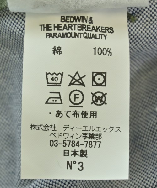 BEDWIN &THE HEARTBREAKERS（ベドウィンアンドザハートブレイカーズ）チノパン カーキ サイズ:3(L位) メンズ/2200655760061