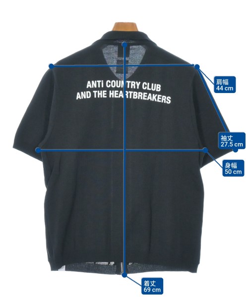 BEDWIN &THE HEARTBREAKERS（ベドウィンアンドザハートブレイカーズ）ニット・セーター 紺 サイズ:4(XL位) メンズ/2200627976636