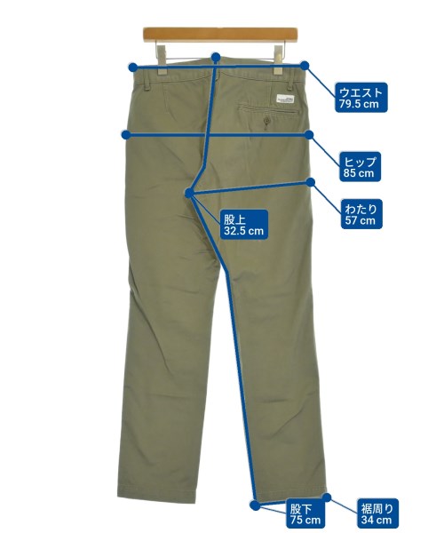 BEDWIN &THE HEARTBREAKERS（ベドウィンアンドザハートブレイカーズ）チノパン カーキ サイズ:-(M位) メンズ/2200653686011