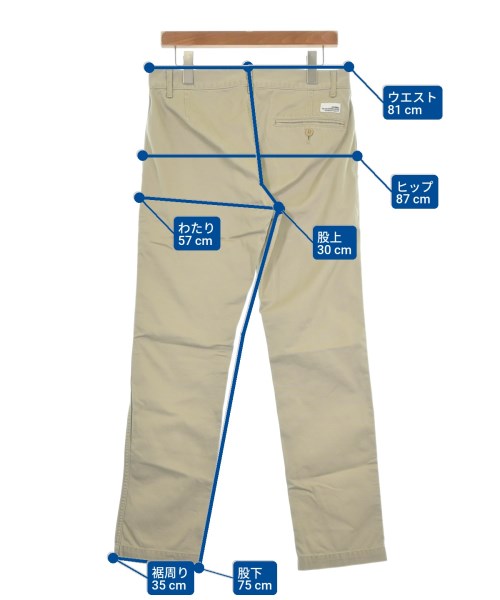 BEDWIN &THE HEARTBREAKERS（ベドウィンアンドザハートブレイカーズ）チノパン ベージュ サイズ:-(M位) メンズ/2200653686028