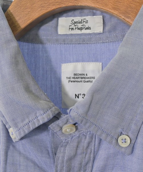 BEDWIN &THE HEARTBREAKERS（ベドウィンアンドザハートブレイカーズ）カジュアルシャツ 青 サイズ:-(L位) メンズ/2200653686165