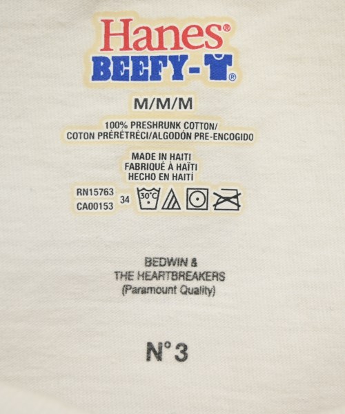 BEDWIN &THE HEARTBREAKERS（ベドウィンアンドザハートブレイカーズ）Tシャツ・カットソー 白 サイズ:M メンズ/2200653686233