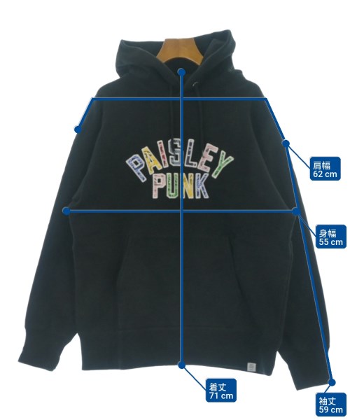 BEDWIN &THE HEARTBREAKERS（ベドウィンアンドザハートブレイカーズ）パーカー 黒 サイズ:M メンズ/2200654534113