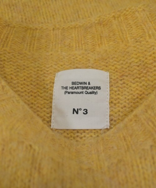 BEDWIN &THE HEARTBREAKERS（ベドウィンアンドザハートブレイカーズ）ニット・セーター 黄 サイズ:-(M位) メンズ/2200654534137