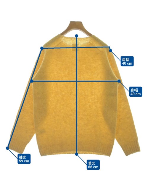 BEDWIN &THE HEARTBREAKERS（ベドウィンアンドザハートブレイカーズ）ニット・セーター 黄 サイズ:-(M位) メンズ/2200654534137