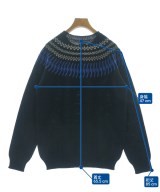 BEDWIN &THE HEARTBREAKERS（ベドウィンアンドザハートブレイカーズ）ニット・セーター 紺 サイズ:-(M位) メンズ/2200654534144