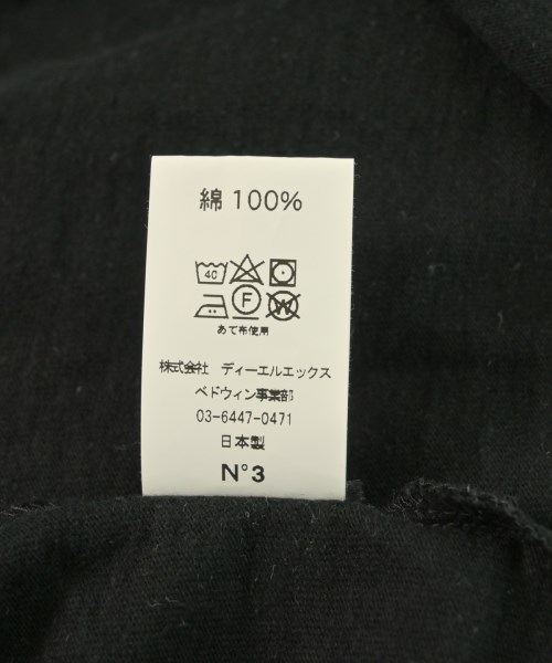 BEDWIN &THE HEARTBREAKERS（ベドウィンアンドザハートブレイカーズ）Tシャツ・カットソー 黒 サイズ:L メンズ/2200711596092