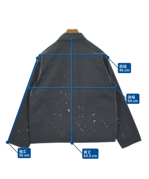 BEDWIN &THE HEARTBREAKERS（ベドウィンアンドザハートブレイカーズ）カバーオール グレー サイズ:F メンズ/2200636803039