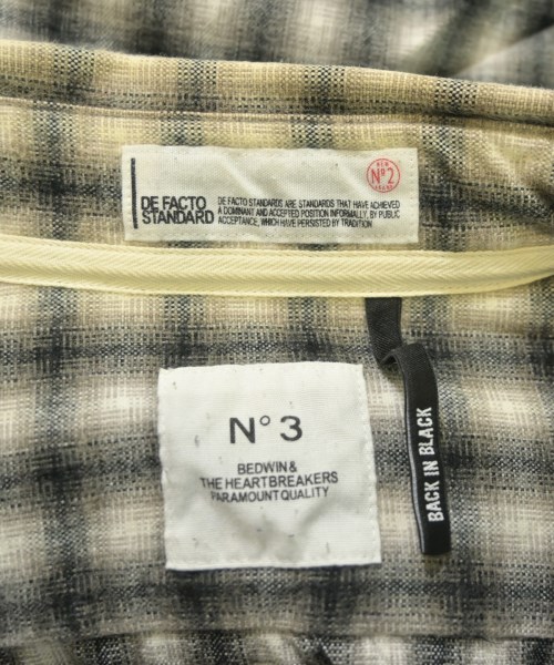 BEDWIN &THE HEARTBREAKERS（ベドウィンアンドザハートブレイカーズ）カジュアルシャツ 黒 サイズ:3(L位) メンズ/2200646102375