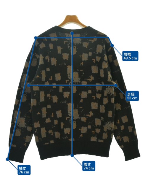 BEDWIN &THE HEARTBREAKERS（ベドウィンアンドザハートブレイカーズ）ニット・セーター 黒 サイズ:2(M位) メンズ/2200646312033