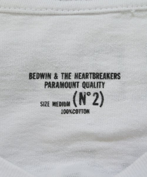 BEDWIN &THE HEARTBREAKERS（ベドウィンアンドザハートブレイカーズ）Tシャツ・カットソー 白 サイズ:2(M位) メンズ/2200652730081