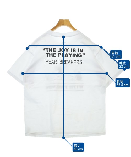 BEDWIN &THE HEARTBREAKERS（ベドウィンアンドザハートブレイカーズ）Tシャツ・カットソー 白 サイズ:2(M位) メンズ/2200652730081