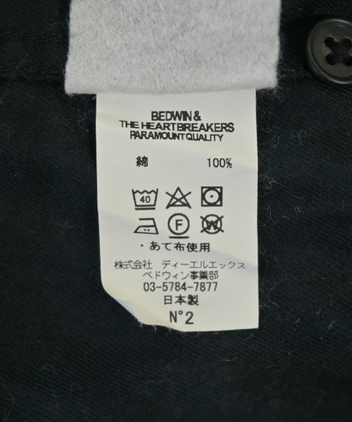 BEDWIN &THE HEARTBREAKERS（ベドウィンアンドザハートブレイカーズ）カジュアルシャツ 黒 サイズ:2(M位) メンズ/2200705526029
