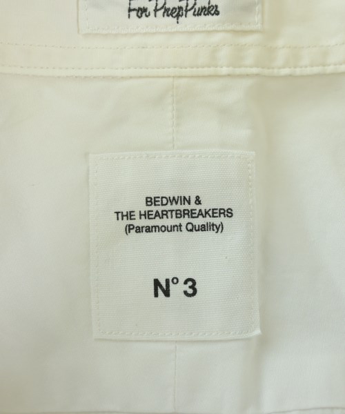 BEDWIN &THE HEARTBREAKERS（ベドウィンアンドザハートブレイカーズ）カジュアルシャツ 白 サイズ:3(L位) メンズ/2200708298060