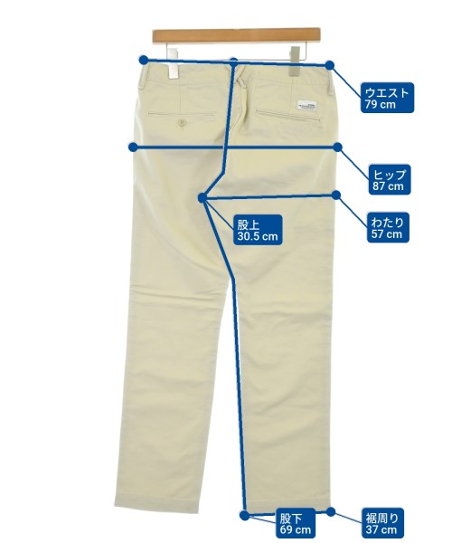 BEDWIN &THE HEARTBREAKERS（ベドウィンアンドザハートブレイカーズ）チノパン 白 サイズ:1(S位) メンズ/2200663361076