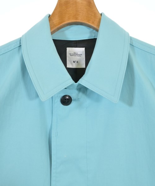 BEDWIN &THE HEARTBREAKERS（ベドウィンアンドザハートブレイカーズ）ステンカラーコート 青 サイズ:3(L位) メンズ/2200665956065