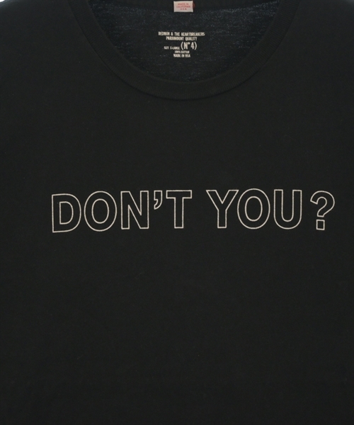 BEDWIN &THE HEARTBREAKERS（ベドウィンアンドザハートブレイカーズ）Tシャツ・カットソー 黒 サイズ:XL メンズ/2200668430166