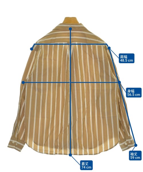 BEDWIN &THE HEARTBREAKERS（ベドウィンアンドザハートブレイカーズ）カジュアルシャツ 茶 サイズ:-(L位) メンズ/2200670511082