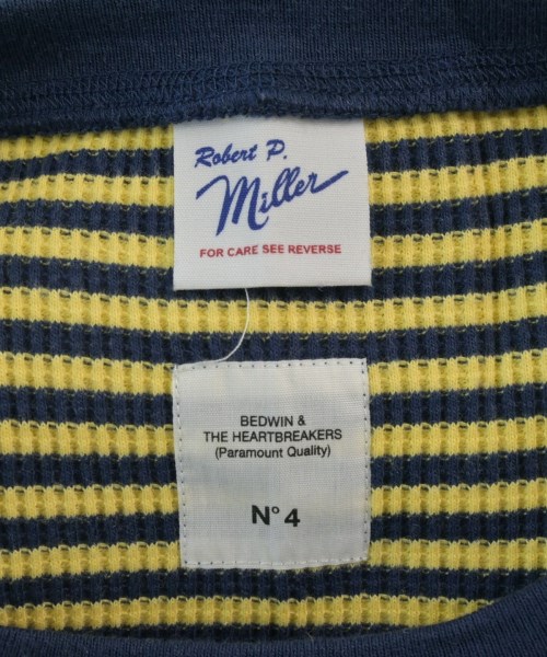 BEDWIN &THE HEARTBREAKERS（ベドウィンアンドザハートブレイカーズ）Tシャツ・カットソー 紺 サイズ:4(XL位) メンズ/2200670511167