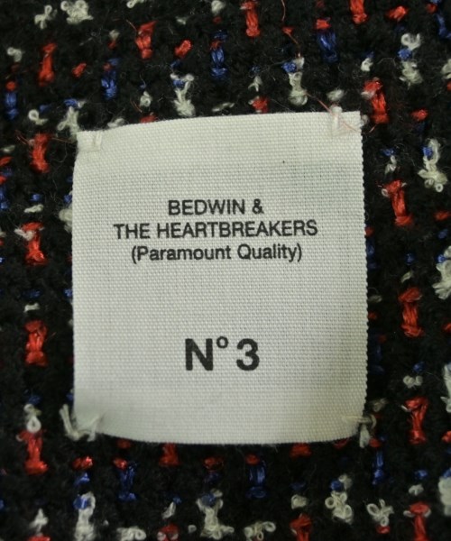 BEDWIN &THE HEARTBREAKERS（ベドウィンアンドザハートブレイカーズ）カーディガン 黒 サイズ:3(L位) メンズ/2200725429034