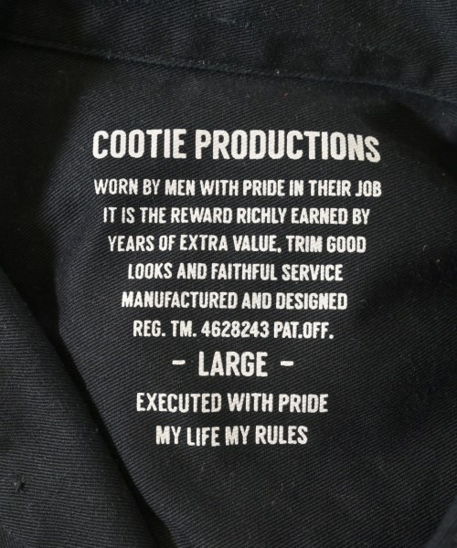 COOTIE（クーティー）カジュアルシャツ 黒 サイズ:L メンズ/2200607897012